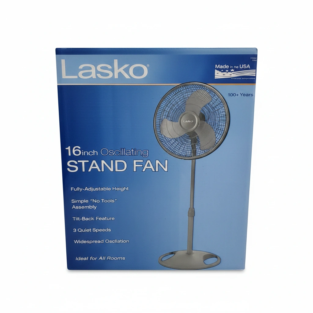 Lasko fan 16" 2524 stand grey