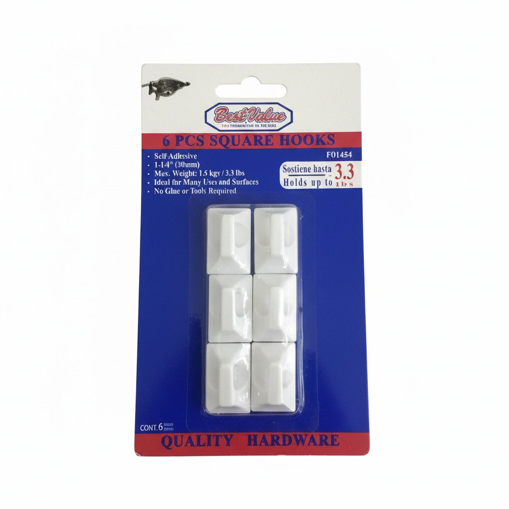 Square Hooks BestValue F01454